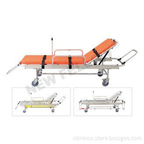 Medical Aluminum Rescue Patients Ambulance Stretcher Foldin